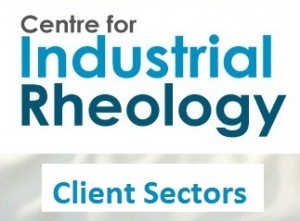 Centre for Industrial Rheology Client Sectors